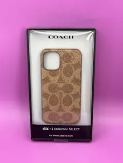 ★正規品★COACH iPhone12mini ハードケ–ス/Brown未開封