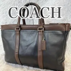 【人気商品】COACH コーチ メトロポリタン ビジネストートバッグ ネイビーのサムネイル