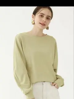 ★新品タグ付き。グリーンレーベルリラクシング ブラウス