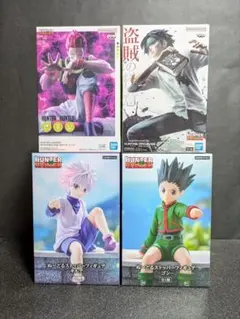 HUNTER×HUNTER　フィギュア　キルア　ゴン　ヒソカ　クロロ　ぬーすと