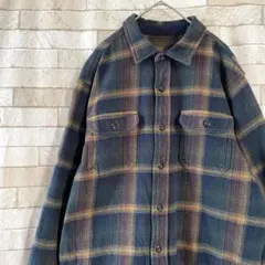 ネルシャツ黄色