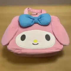 サンリオキャラクターズ フェイス　ふわふわバック マイメロディー