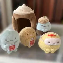 すみっコぐらし　ユニクロ　てのりぬいぐるみ & どんぐりのおうち　とかげ