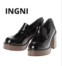INGNI イング ヒールローファー 厚底ローファー