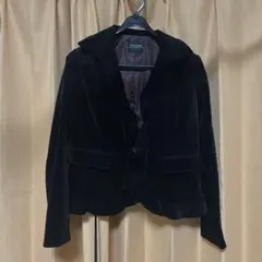 美品　FIRSTREVUE ファーストレビュー テーラードジャケット ベロア　M