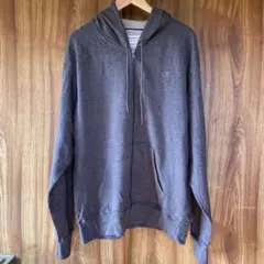 Champion フルジップ パーカー グレー / US製
