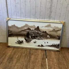 桜島小林数雄油彩風景画桜島海景額装肉筆絵画|mercari商品代購