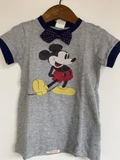 denim dungaree ミッキーコラボ Tシャツ 110