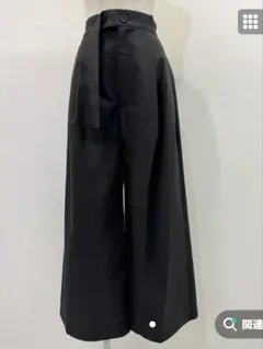 【完売・人気】heve サテンフレアガウチョパンツ 黒 ブラック 38 heveヘイブサテンフレアガウチョパンツ ワイドパンツ - メルカリ