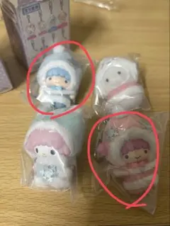 ちびっとも 雪の精 リトルツインスターズ 2個セット