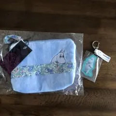 ムーミンポーチとキーホルダー