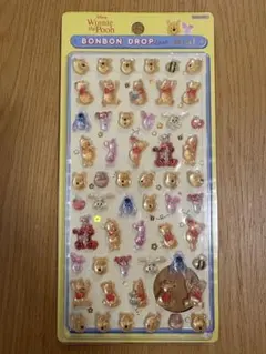 ボンボンドロップシール　プーさんミニ