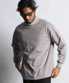 【定価8,250円】2重編み タートルネック ロンTEE Mのサムネイル