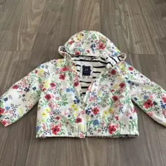 ベビーギャップ　ジップアップパーカー80