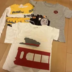 電車プリントTシャツ3枚セット　阪急・トーマス・ドクターイエローのサムネイル