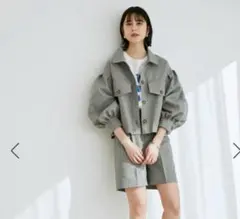 vis-a-vis チェック柄セットアップ