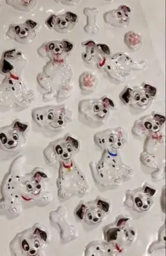 当日発送 101匹わんちゃん ボンボンドロップシール