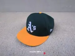 New Era 59FIFTY MLBオンフィールド オークランドアスレチックス