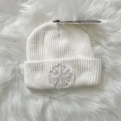 新品未使用 キッズニット帽 ホワイト