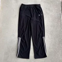 希少 00s アディダス Y2K 古着 テックフリースパンツ アーカイブ 黒