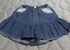 アプレレクールデニムフリルショートパンツ 140センチ
