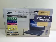 美品】arwin ポータブルプレーヤー CD DVD APD-1012 箱無し - メルカリ