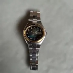 稼働品SEIKO自動巻き腕時レディース美品2206-7080 希少
