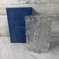 抹*)様 KAGAMI CRYSTAL F290 フラワーベース 花瓶 長期保管のサムネイル