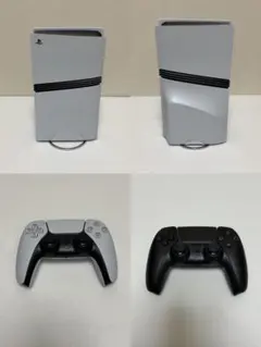 PS5 Pro ＋ 別売ディスクドライブ ＋ 純正DualSense（計2台）