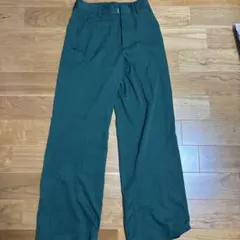 GRL ダークグリーン ワイドパンツ Mサイズ