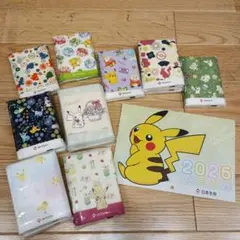 [新品・未使用]　ポケモン 2026年カレンダー ポケットティッシュ15個セット
