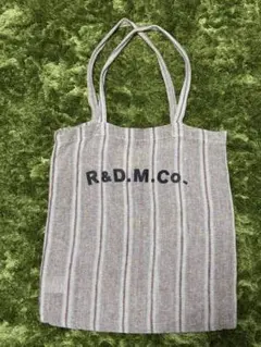 R&D.M.Co. ストライプトートバッグ
