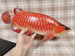 ハンドメイド　41cmアジアアロワナ　フィギュア　レプリカ　オブジェ　置物 ハンドメイド 41cmアジアアロワナ フィギュア レプリカ オブジェ置物