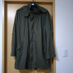 ６ＬＢ オリーブグリーン フード付きミリタリージャケット