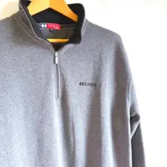 【Kaepa】 グレー ハーフジップ トレーナー 4L