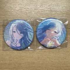 プロセカ　グリ缶　日野森雫　グリッター缶バッジ　41c 42c