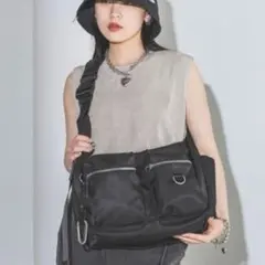 JEANASIS ナイロンWポケットボディBAG