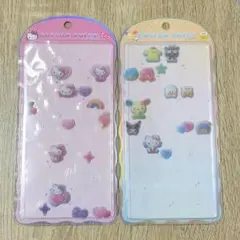 【正規品】　サンリオキャラクターズ　コットンパフィーシール　おすそわけ