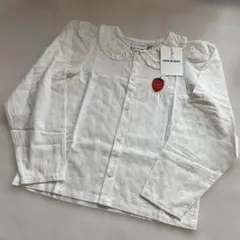 MINI RODINI ストロベリー刺繍ブラウス 9-11Y