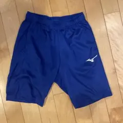 ミズノハーフパンツ(青・サイズL)