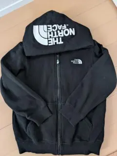 THE NORTH FACE ブラックパーカー　キッズ　130センチ
