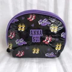ANNA SUI（アナ スイ）シャリシャリビニール素材のノベルティポーチ