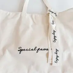 【新品未使用品】ZOZOTOWN レディース トートバッグ 白