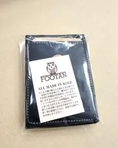 FOOTAN 黒 レザー パスケース　小物、小銭入れ