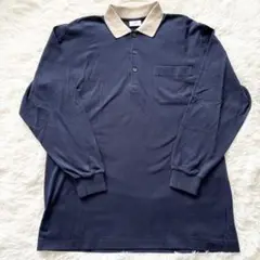 【美品】dunhill ダンヒル ハーフボタン 長袖 Tシャツ ポロシャツ