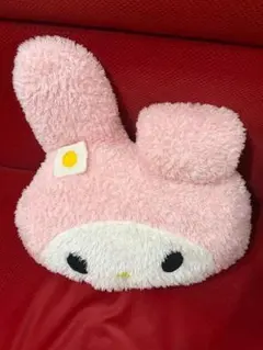 マイメロディ うさぎ型クッション ピンク