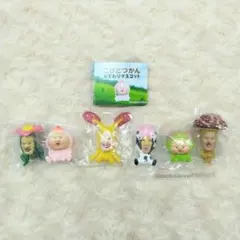 こびとづかん おすわりマスコット 全6種 コンプリート ガチャ