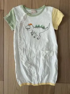 プティマイン　半袖ツーウェイドレスオール　恐竜　50-70