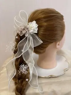 成人式　卒業式　七五三　髪飾り　リボン　ウェディング　ドライフラワー　和装　袴