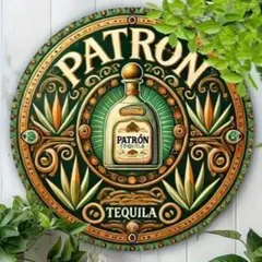 PATRON テキーラ ブリキ看板280 インテリア雑貨　ウオールデコレーション